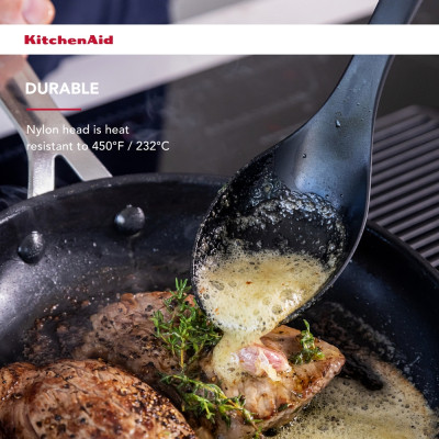 Ложка кухарська KitchenAid Coreline для сервіровки, 34 см, сіра (KAS003OHCGG) Вінниця - фото 9