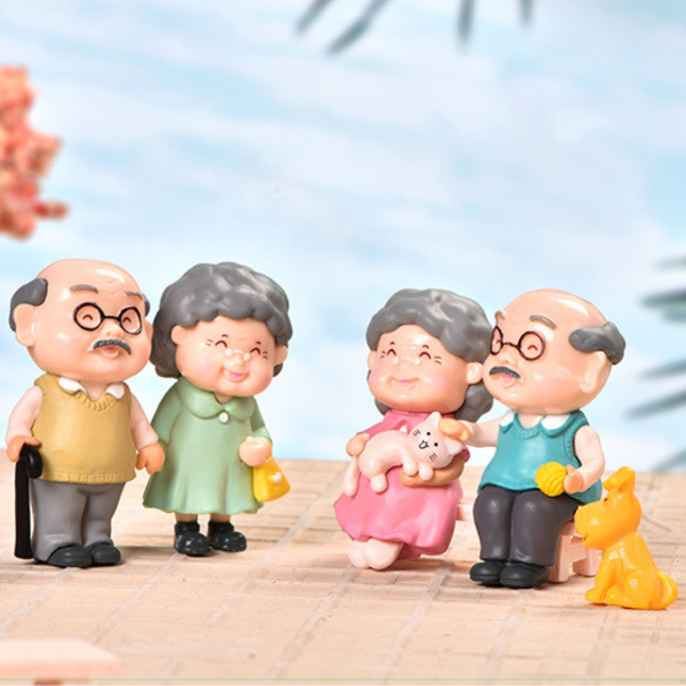 Декоративні фігурки Дідуся і бабусі для міні-саду, флораріуму, массаріуму, вазону, моделізму, мікроландшафту Одеса - фото 4