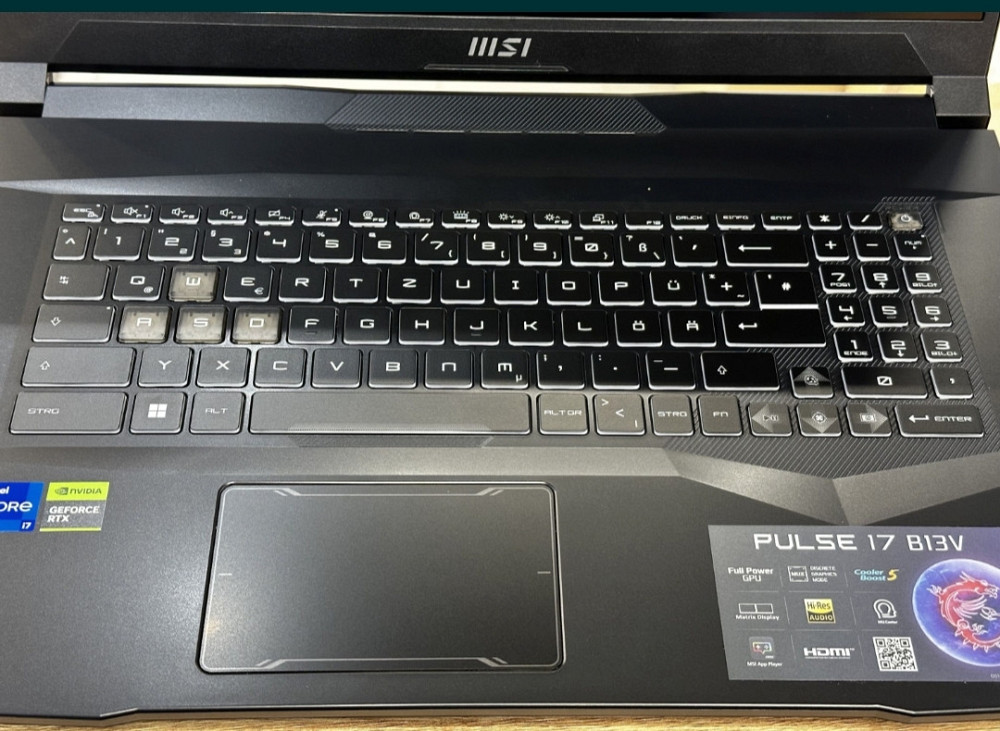 Ноутбук : MSI Pulse 17 B13 VFK-266 i7 -13700H RTX 4060 8Gb 1TB SSD . Гарантия.MSI Pulse 17 B13VFK-266 Киев - изображение 5