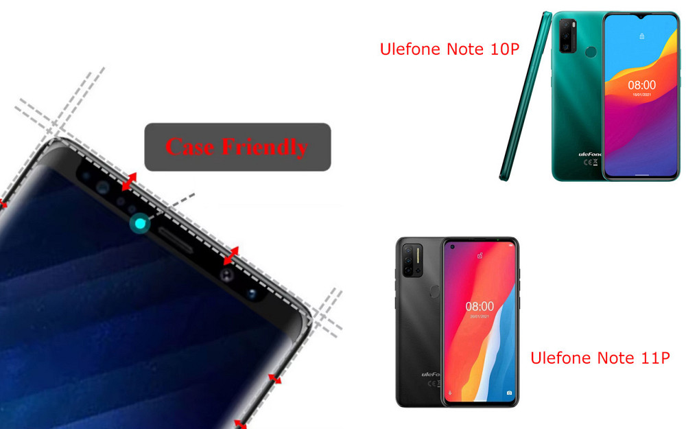 Захисне скло HyperGlass Pro для Ulefone Note 10P, Note 11P – максимальна чутливість та захист Київ - фото 4