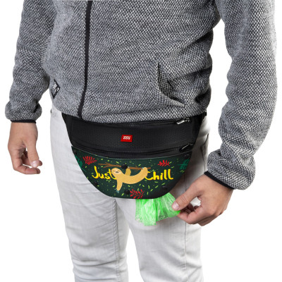 Поясная сумка-бананка для собак WAUDOG Textile "Ленивец" 33х17х10 см (5691) Винница - изображение 4