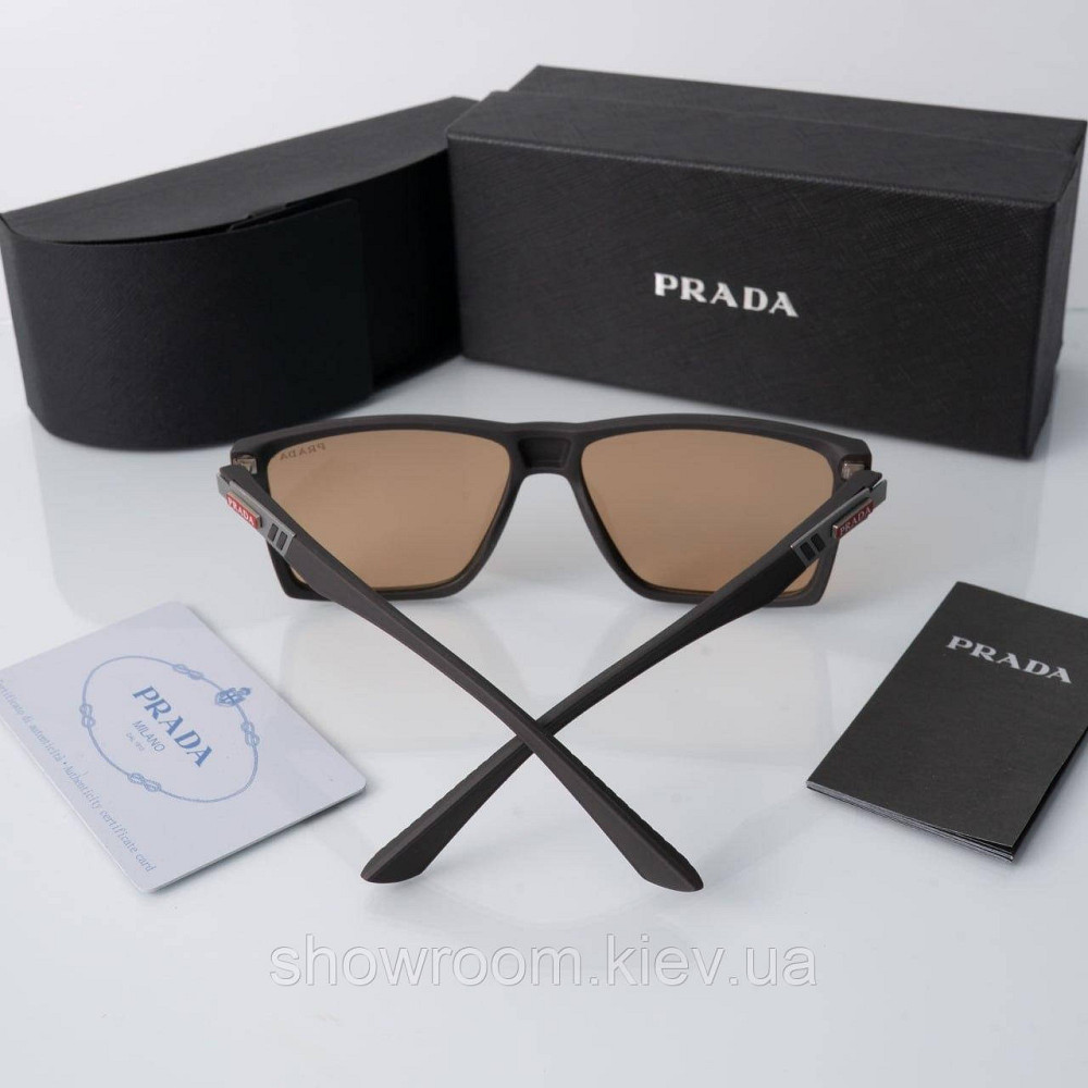 Сонцезахисні стильні чоловічі окуляри Pr (7340) Київ - фото 3
