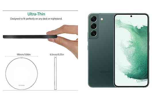 Бездротовий зарядний пристрій Copper до 30W для OnePlus 10 Pro, USB-C, LED Київ