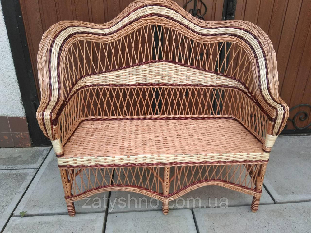 Диван плетений з високою спинкою Київ - фото 4