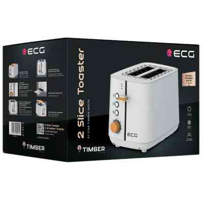 Тостер ECG ST 2768 Timber White Винница