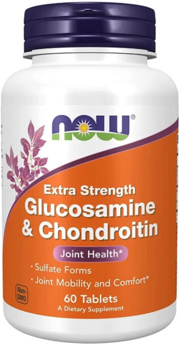 Глюкозамин и хондроитин Now Foods Glucosamine & Chondroitin 60 таб Киев - изображение 1
