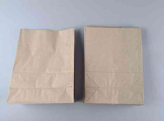 Пакет с дном бумажный крафт бурий, 220х120х290, 50г/м2 (25 шт) Харьков