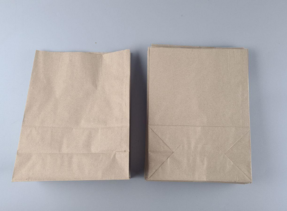 Пакет с дном бумажный крафт бурий, 220х120х290, 50г/м2 (25 шт) Харьков - изображение 2