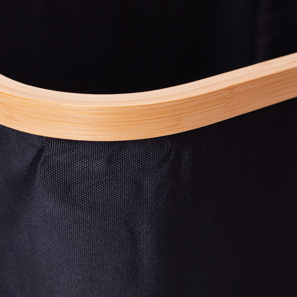 Органайзер для зберігання речей 38×26×18 (см) з бамбуковою рамою 8 (л) HP-41-20 Коломия - фото 6