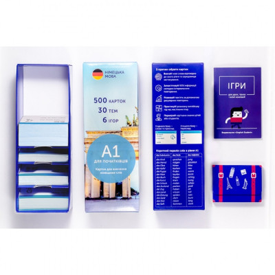 Обучающий набор English Student Карточки для изучения немецкого языка Для начинающих A1, украинский (39122640) Винница - изображение 7