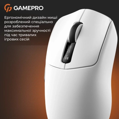 Мышка GamePro Genesis Ranker Wireless/Bluetooth/USB White (GM012W) Винница - изображение 4