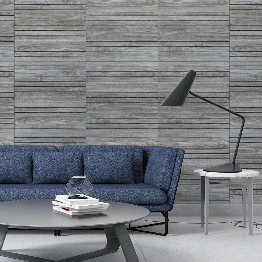 Покрытие виниловое самоклеющееся 3D рейки 600х600х2,8мм SW-00003247 Днепр - изображение 6