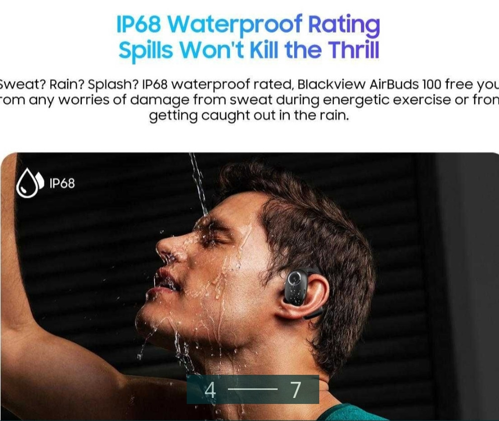 Наушники: TWS Black View AIR Buds 100. Харьков - изображение 7