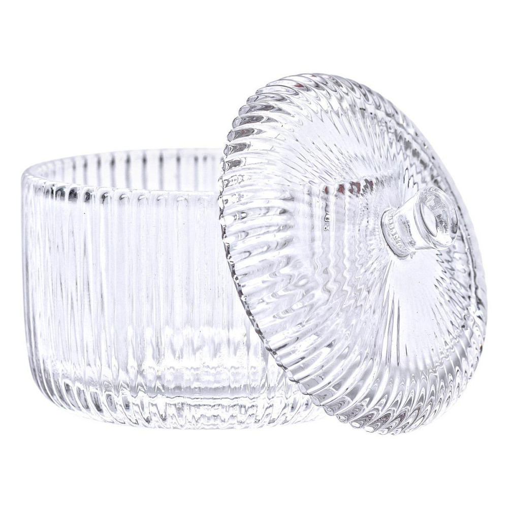 Конфетница с крышкой Ø 9 см ваза конфетница круглая стеклянная HP-4-99 Киев - изображение 2