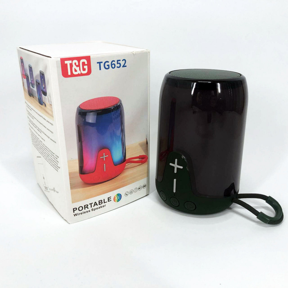 Bluetooth колонка з красивим підсвічуванням TG652, Bluetooth колонка з led підсвічуванням IL-50 Львів - фото 9
