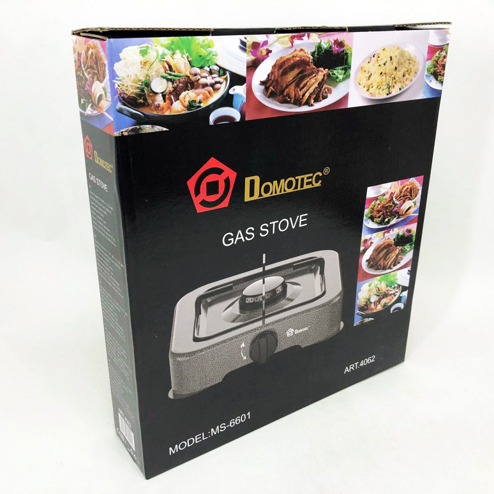 Газовая плита DOMOTEC MS-6601 на 1 конфорку. Цвет: серый IS-75 Львов - изображение 4