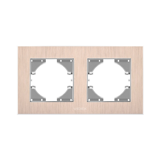 BINERA мідний алюміній Рамка горизонтальна 2-а Videx Житомир - фото 2