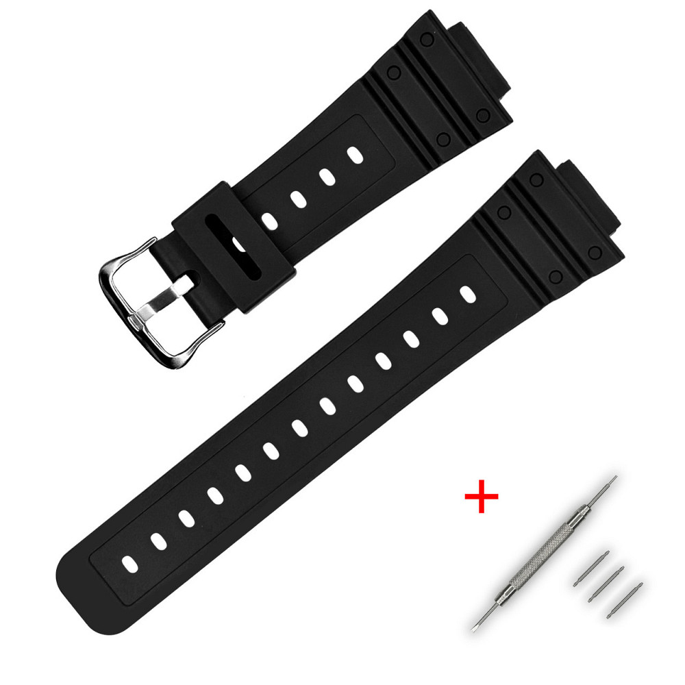 Ремінець для Casio G-Shock DW-5600 Black SI SBR Київ - фото 1