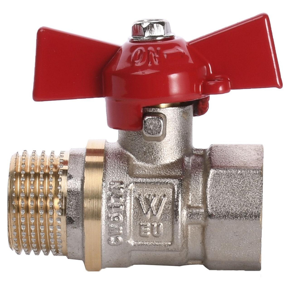 Кран кульовий прямий WATER VALVE 1/2″ ЗВ КБ NV-V Q002 (000004538) Київ - фото 3