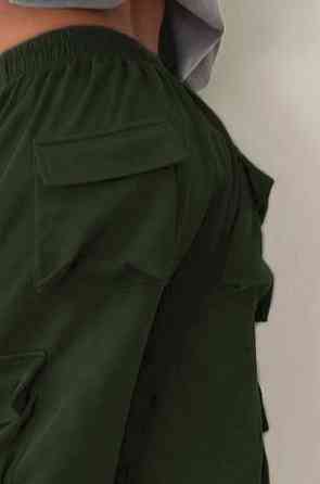 Штани карго жіночі трикотажні Хакі 48/52 Харків