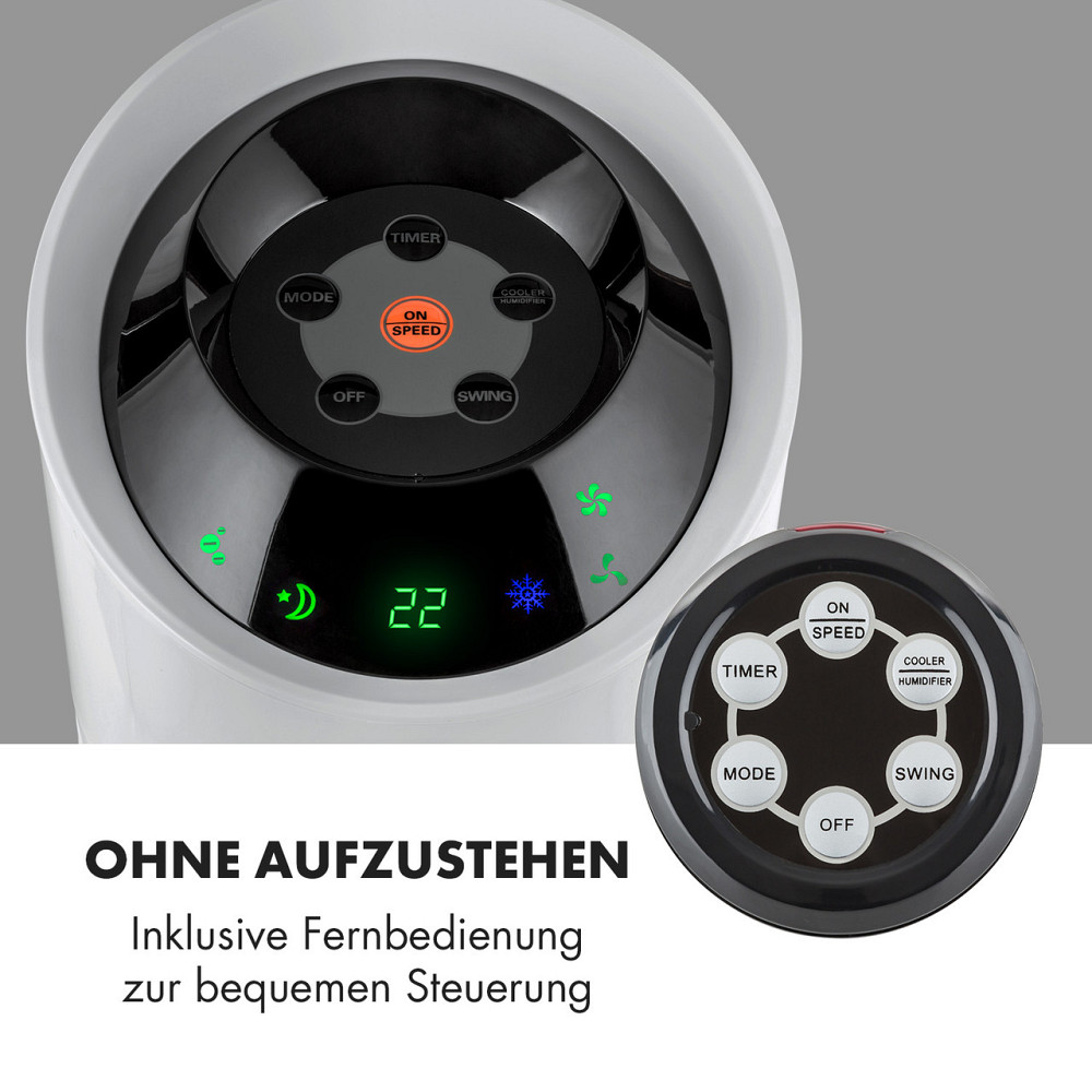 Skyscraper Ice Вентилятор воздухоохладителя 4-в-1 210 м³/ч 30 Вт осцилляционный мобильный пульт дистанционного Ровно - изображение 7