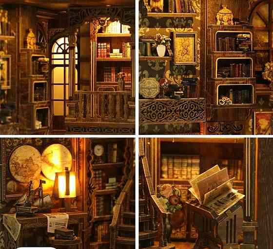 Букнук-румбокс DIY — соберите свою миниатюрную книжную комнату. Харьков