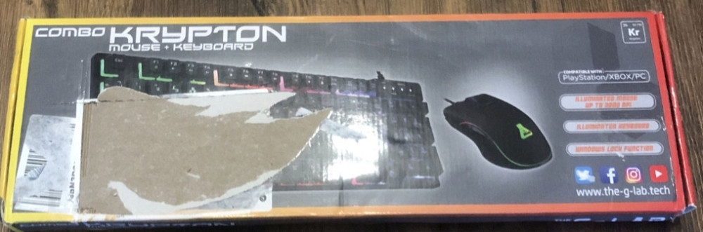 Клавіатура та Ведмедик G-LAB KRYPTON Combo Київ - фото 1