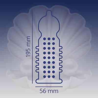 Презервативы Contex Extra Sensation с крупными точками и ребрами 12 шт. (5052197051506) Винница