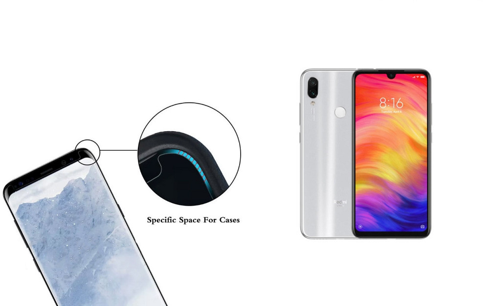 Захисне скло HyperGlass Pro для Xiaomi Redmi Note 7 – максимальна чутливість та захист Київ - фото 3