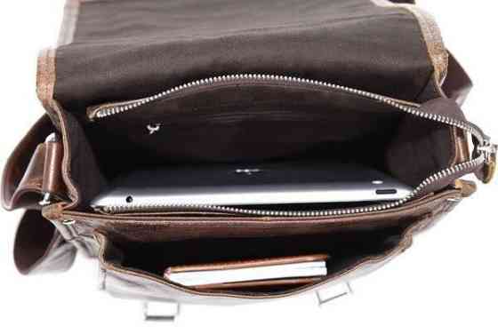 Сумка чоловіча Vintage 14093 Коричнева Київ
