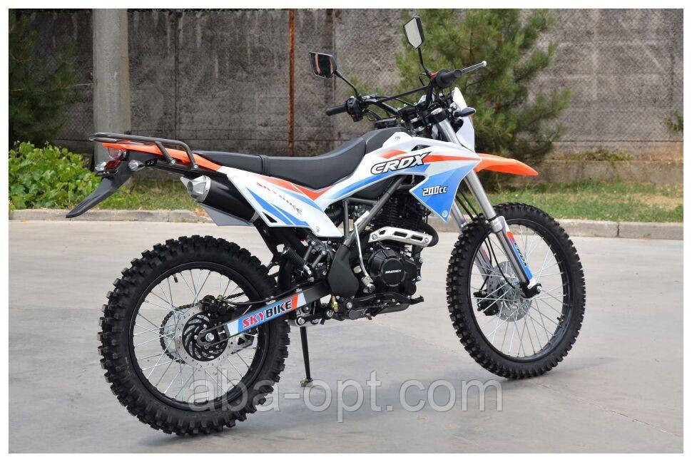 МОТОЦИКЛ SKYBIKE CRDX 200 21-18 (Ленійка 2024 року) Об'єм 196.4м3 купити в інтернет-магазині дешево Одеса - фото 7