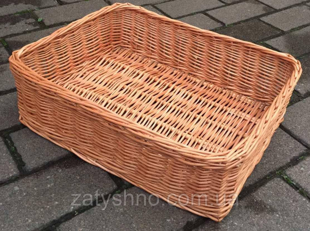 Лоток плетеный  из лозы для хранения овощей/корзина из лозы плетеная/корзина для овощей Киев - изображение 8