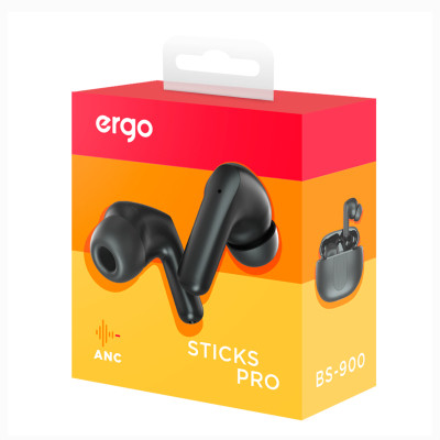 Наушники Ergo BS-900 Sticks Pro Black (BS-900K) Винница - изображение 6