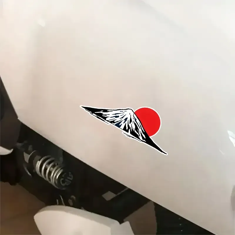 Виниловая наклейка Mount Fuji – декоративная наклейка с горой Фудзи и красным солнцем, 1 шт Киев - изображение 3