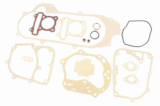 Прокладки двигуна 80cc-47мм, к-кт 15 деталей, короткий варіатор, тип1 Киев