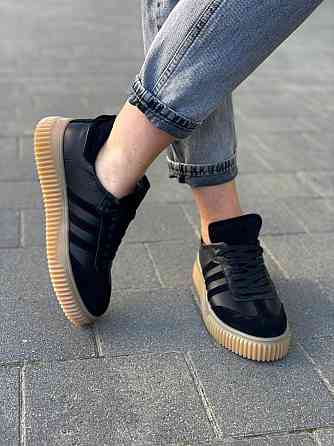 Dino Vittorio Кеди жіночі Dino Vittorio чорні шкіра+замша розмір 37-40 (5431) Коломия