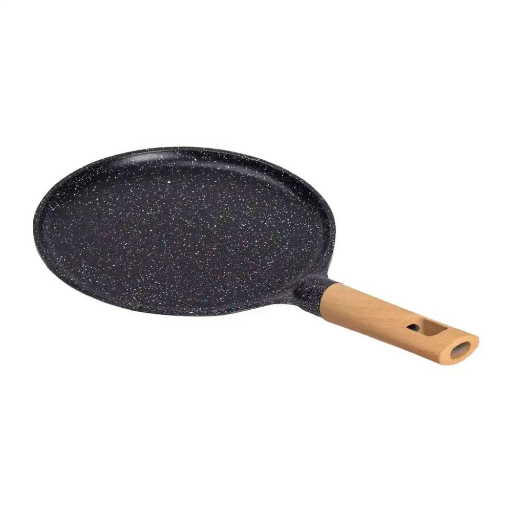 Сковорода алюмінієва мраморна Ø 24 см з антипригарним покриттям Київ - фото 3