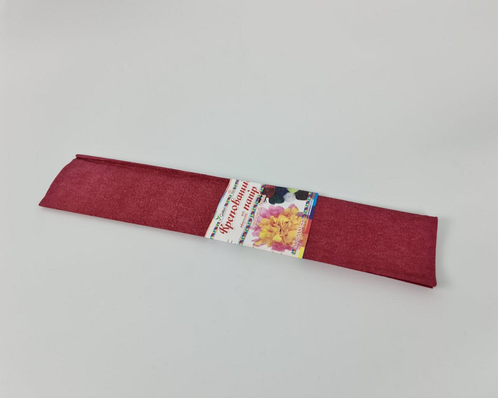 Бумага креповая (гофрированая) бордовый (1 пачка) Харьков - изображение 4