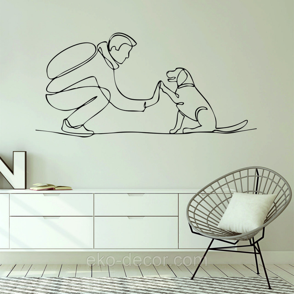 Декоративное настенное Панно «Домашний питомец» Декор на стену 90*42 см, Черный Киев - изображение 9