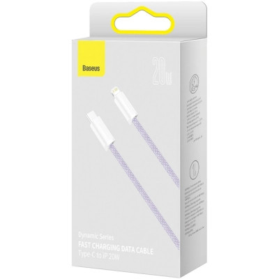 Дата кабель USB-C to Lightning 2.0m 20W purple Baseus (CALD000105) Винница - изображение 8