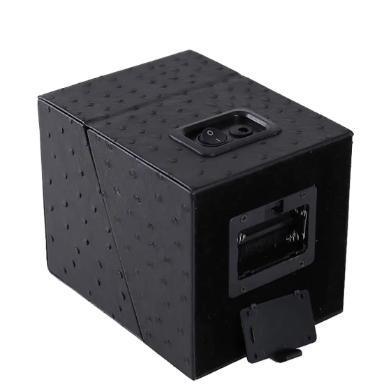 Скринька для підзаводу годинника Віндер тайммувер для 1-го годинника (Чорний з чорним 3) Вінниця