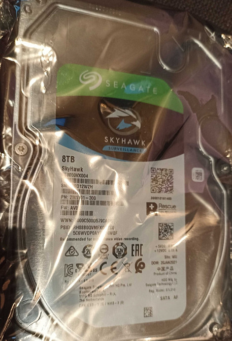 Жёсткий диск Seagate SkyHawk Surveillance 8тб. Киев - изображение 2