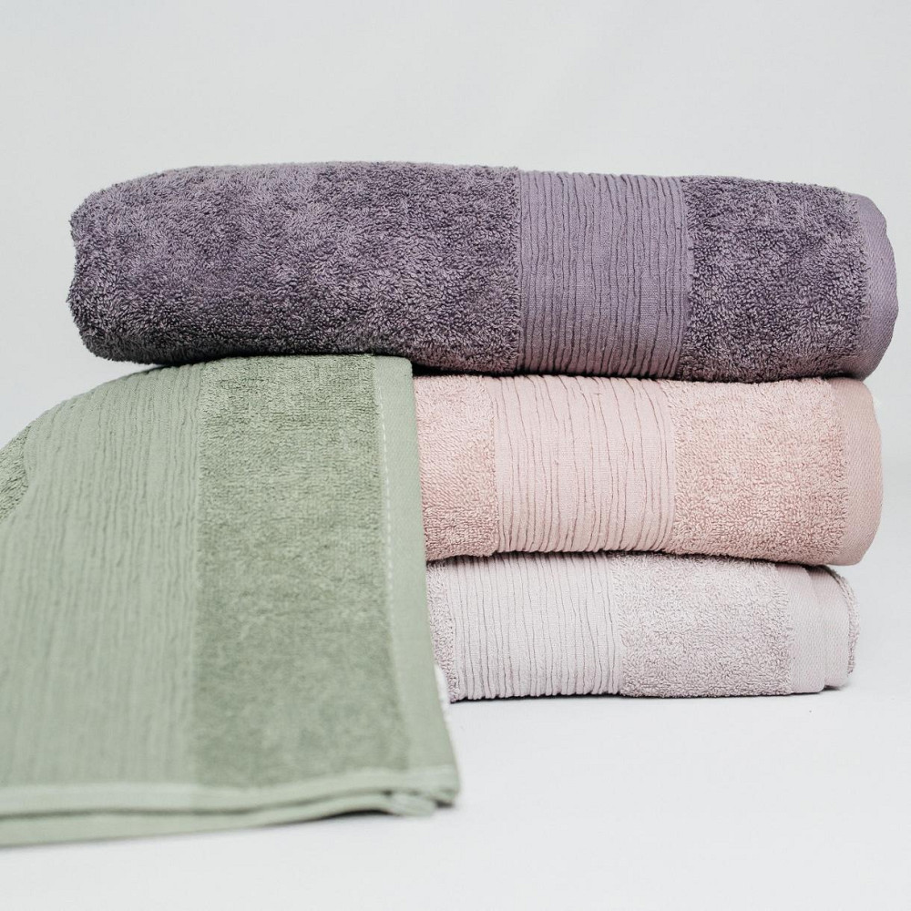 Набір Махрових рушників , Махра,Сірий, 50/90 та 70/140 Київ - фото 6