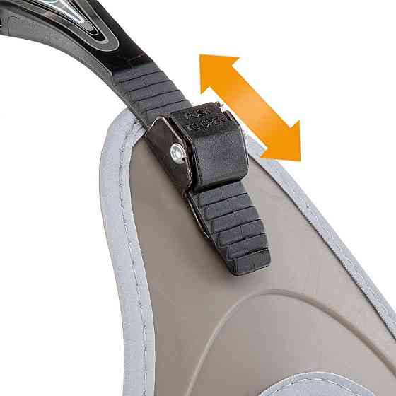 Нагрудная шлейка для собак из технической резины Ferplast Ergoflex P Fashion (Ферпласт Ергофлекс П Фешн) A: 30 ÷ 38 см - B: 33 ÷ 41 см - max 10 кг - X Запорожье