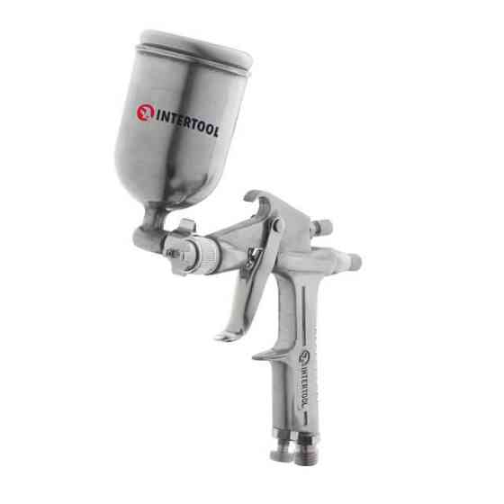 Фарбопульт пневматичний HP MINI, форсунка: 0,5 мм, верхній металевий бачок: 200 мл, 5 бар INTERTOOL PT-0301 Київ