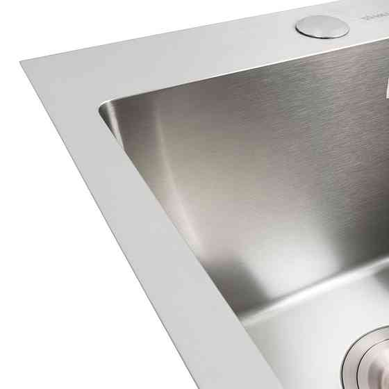 Кухонна мийка нержавійка 40*50 VALESO Handmade (сифон круглий 3,0/0,8) Коломыя