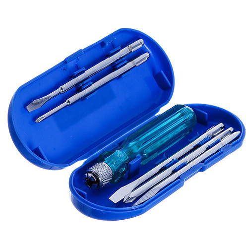 Індикаторна викрутка з насадками 5-в-1 СТАНДАРТ SDS0501 Одеса - фото 1