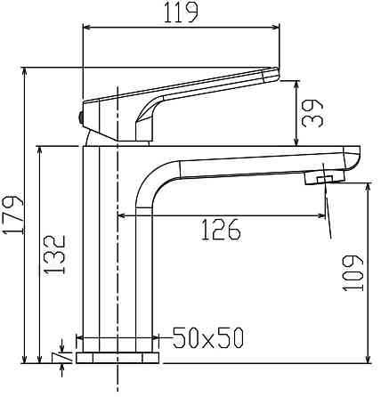Змішувач для умивальника KOER KB-10031-12 (Колір матове золото) (KR5973)   ( 26850 ) Харків