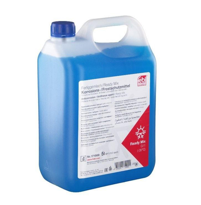 Febi 171999 — Антифриз G11 (синій) Ready Mix -35°C 5L | Готовий до використання та надійний захист системи охолодження Ковель - фото 1