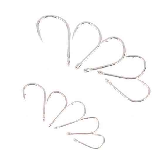 Набір риболовних гачків 100 шт, сріблясті Київ